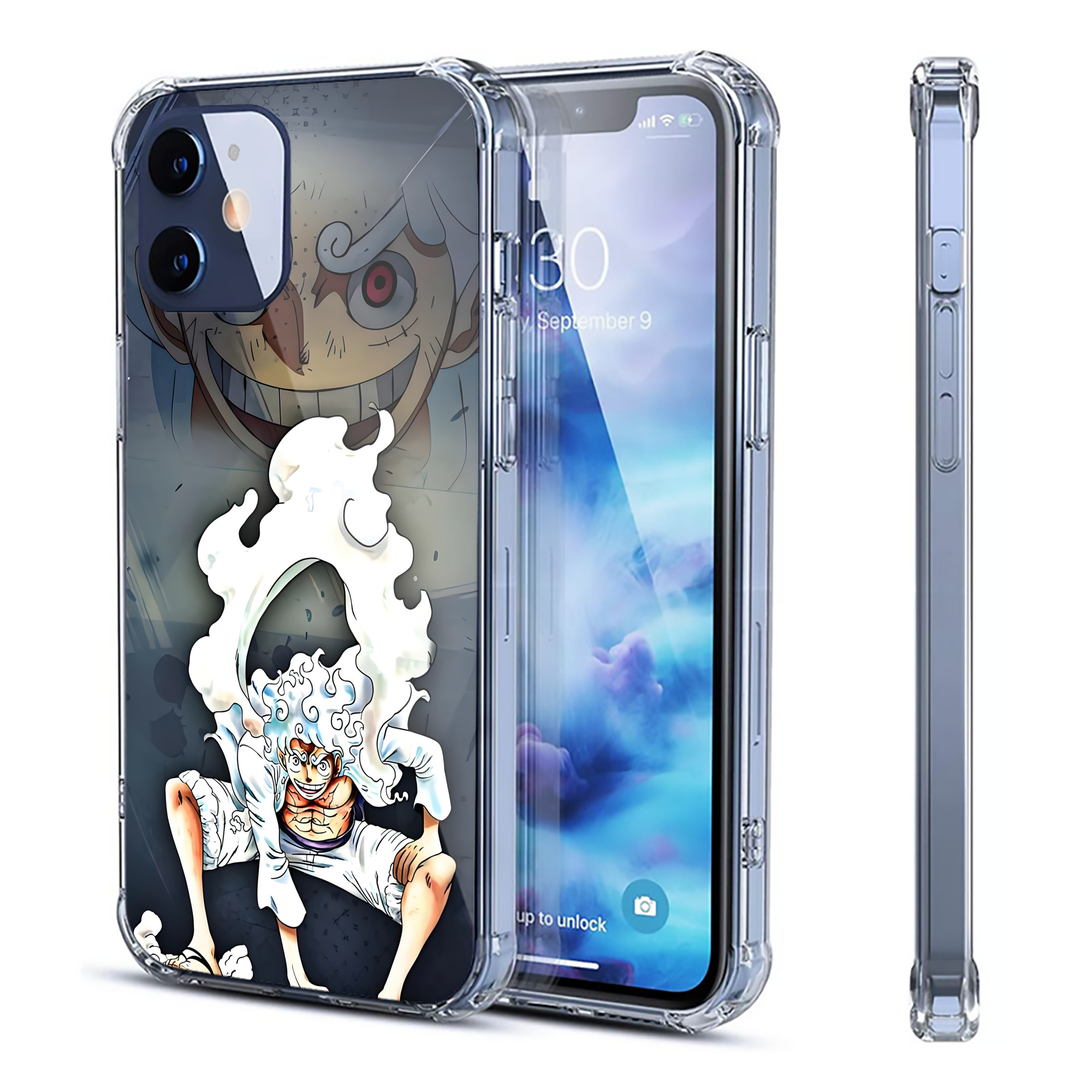 （画像用） ワンピース ONE PIECE 【iPhone 12シリーズ対応】透明スマホケース（クリアソフトケース）